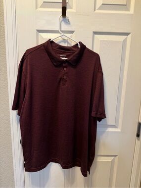 Haggar‎ Men's Polo in Deep Wine